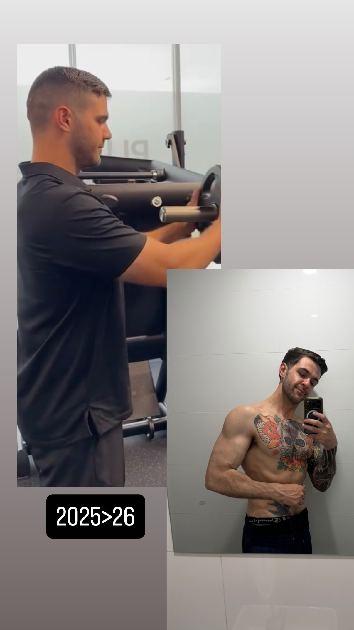 Josh's training progress